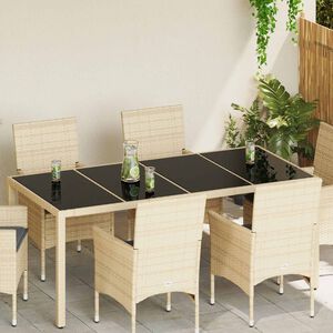 vidaXL | Plateau de table | 4 pcs Noir verre tremp&eacute;