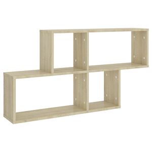 vidaXL &Eacute;tag&egrave;re murale Ch&ecirc;ne sonoma 100x18x53 cm Bois d&rsquo;ing&eacute;nierie