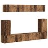 vidaXL Ensemble meuble TV 5 pc Bois ancien Bois d'ing&eacute;nierie