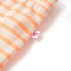 Jupe droite pour enfants avec rayures orange fluo 116