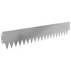vidaXL Bordure de Pelouse 10 pc 103 x 20 cm m&eacute;tal Argent&eacute;