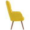 vidaXL Chaise de relaxation Jaune moutarde Velours