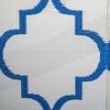 Bo-Camp Tapis d'ext&eacute;rieur Chill mat Casablanca 2,7x3,5 m XL bleu