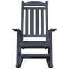 vidaXL Chaise Ber&ccedil;ante de Jardin Bleu marine 92 x 70 x 108 cm HDPE