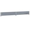 vidaXL Jardini&egrave;re gris 100x100 cm bois de pin massif