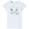 T-shirt pour enfants bleu clair 140