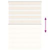 vidaXL Store z&egrave;bre beige marbr&eacute; largeur du tissu 100,9 cm polyester