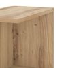 vidaXL &Eacute;tag&egrave;re d'angle murale ch&ecirc;ne artisanal bois d'ing&eacute;nierie