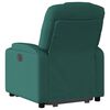 vidaXL Fauteuil inclinable vert fonc&eacute; tissu
