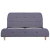 vidaXL Cadre de lit sans matelas gris clair tissu 140x200 cm