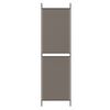 vidaXL Cloison de s&eacute;paration 4 panneaux Anthracite 200x180 cm Tissu