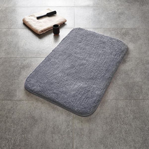 RIDDER Tapis de salle de bain Chic Gris 90 x 60 cm