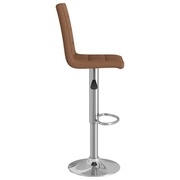 vidaXL Tabouret de bar Marron Tissu