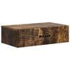 vidaXL Table d'appoint murale 59 x 34,5 x 17 cm Bois d'ing&eacute;nierie