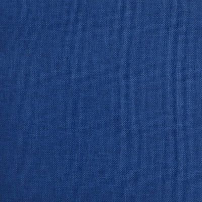 vidaXL Canapé-lit à 2 places avec deux oreillers Bleu Tissu