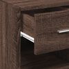 vidaXL Buffet ch&ecirc;ne marron 50x42,5x93 cm bois d'ing&eacute;nierie