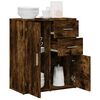 vidaXL Buffet ch&ecirc;ne fum&eacute; 60x31x70 cm bois d'ing&eacute;nierie