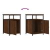 vidaXL Table de chevet ch&ecirc;ne marron 40x42x60 cm bois d'ing&eacute;nierie