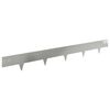 vidaXL Bordure de Pelouse 20 pc 100 x 12 cm Acier Argent&eacute;
