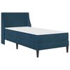 vidaXL Cadre de lit avec matelas avec matelas Bleu 80 x 200 cm Velours