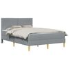 vidaXL Cadre de lit vidaXL Gris clair 120 x 190 cm Polyester