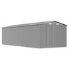 vidaXL Abri de jardin 257x580x181 cm M&eacute;tal Gris