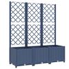 vidaXL Jardin Gris Bleu 120 x 40 x 136 cm
