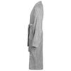 vidaXL Peignoir KINN Gris XL Coton