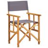 vidaXL Chaise de metteur en sc&egrave;ne Bois massif d'acacia