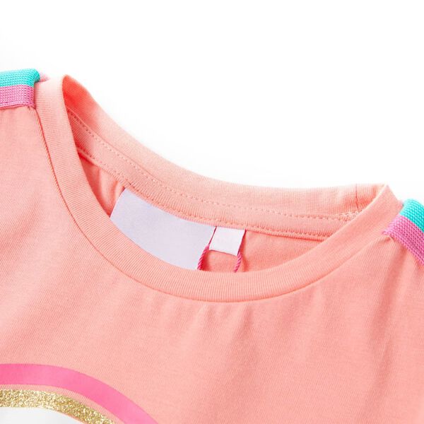 T-shirt pour enfants corail clair 104