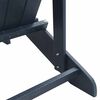 vidaXL Chaise Adirondack Bleu marine 74 x 82 x 92cm HDPE