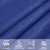 vidaXL Voile d'ombrage 160 g/m&sup2; Bleu 2x2 m PEHD