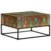 vidaXL Table basse 68x68x41 cm Bois de récupération solide
