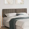 vidaXL T&ecirc;te de lit capitonn&eacute;e Marron et Taupe 150 cm Pin massif