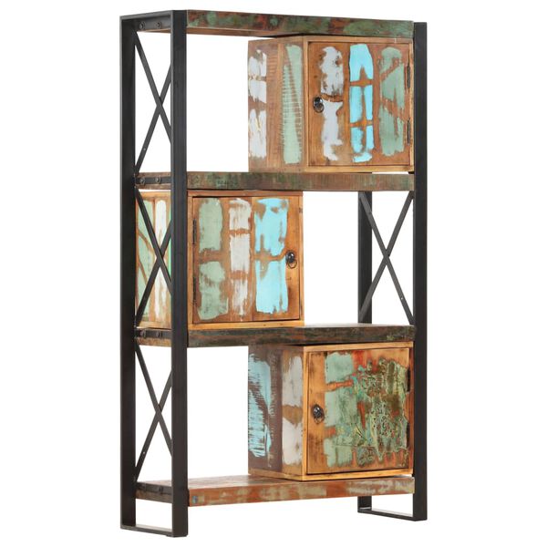 vidaXL Biblioth&egrave;que 90x30x150 cm Bois de r&eacute;cup&eacute;ration solide