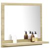 vidaXL Miroir salle de bain ch&ecirc;ne sonoma 40x10,5x37cm Bois ing&eacute;nierie
