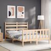 vidaXL Cadre de lit sans matelas 140x200 cm bois massif de pin
