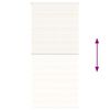 vidaXL Store z&egrave;bre beige marbr&eacute; largeur du tissu 95,9 cm polyester