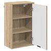 vidaXL Ensemble de mobilier de salle de bain 3 pcs Ch&ecirc;ne sonoma