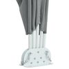 vidaXL Auvent lat&eacute;ral pliable de terrasse Gris 400 x 200 cm