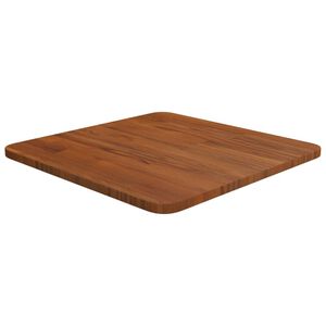 vidaXL Dessus de table carr&eacute; Marron fonc&eacute;40x40x1,5cm Bois ch&ecirc;ne trait&eacute;