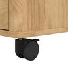 vidaXL Chariot de cuisine FLORO Cire marron 72,5 x 45 x 80 cm