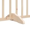 vidaXL Barri&egrave;re pour chien porte pliable 8 panneaux bois de peuplier