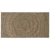 vidaXL Tapis de zone Naturel et noir 80 x 150 cm Jute