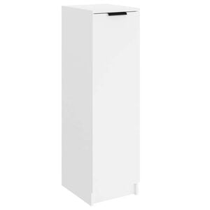 vidaXL Armoire &agrave; chaussures Blanc 30x35x100 cm Bois d'ing&eacute;nierie