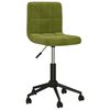 vidaXL Chaises pivotantes &agrave; manger lot de 4 vert clair velours
