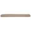vidaXL Set de coussins de palette 2 pcs Taupe 200 x 40 x 8 cm