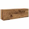 vidaXL Armoire murale de bain vieux bois 100x25x30cm bois d'ing&eacute;nierie