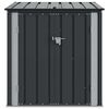 vidaXL Bo&icirc;te de Rangement de Jardin Noir 101,5 x 107 x 100 cm Acier