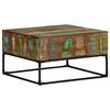 vidaXL Table basse 68x68x41 cm Bois de récupération solide